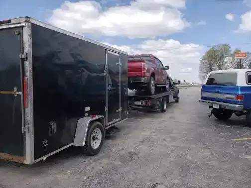 F-150 and trailer transport in Nashville, TN